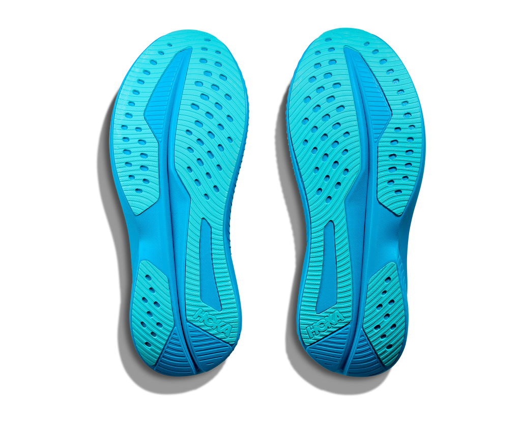 HOKA Men's Mach 6 - WHITE / SKYWARD BLUE