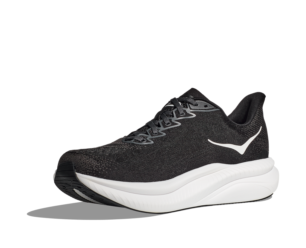 HOKA Women's Mach 6 - BLACK / WHITE