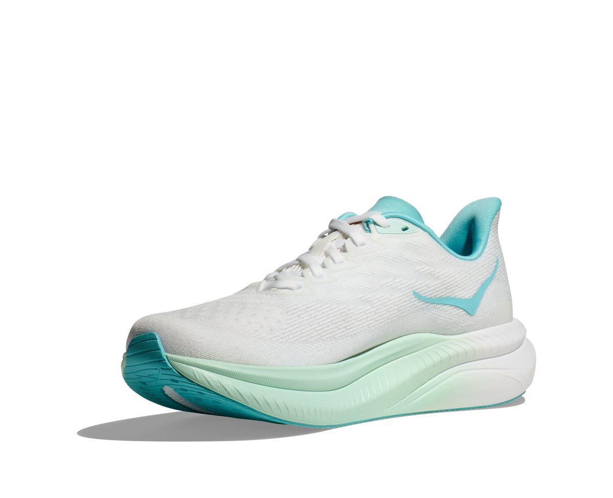 HOKA Women's Mach 6 - FROST / ROSE GOLD