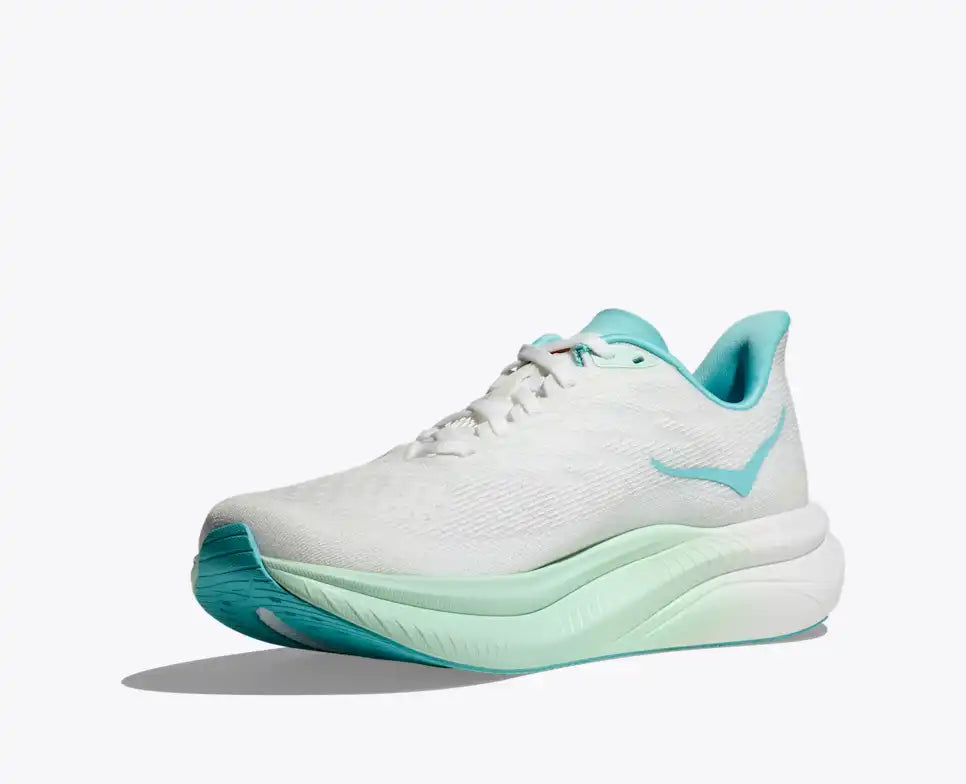 HOKA Women's Mach 6 - FROST / ROSE GOLD (Wide)