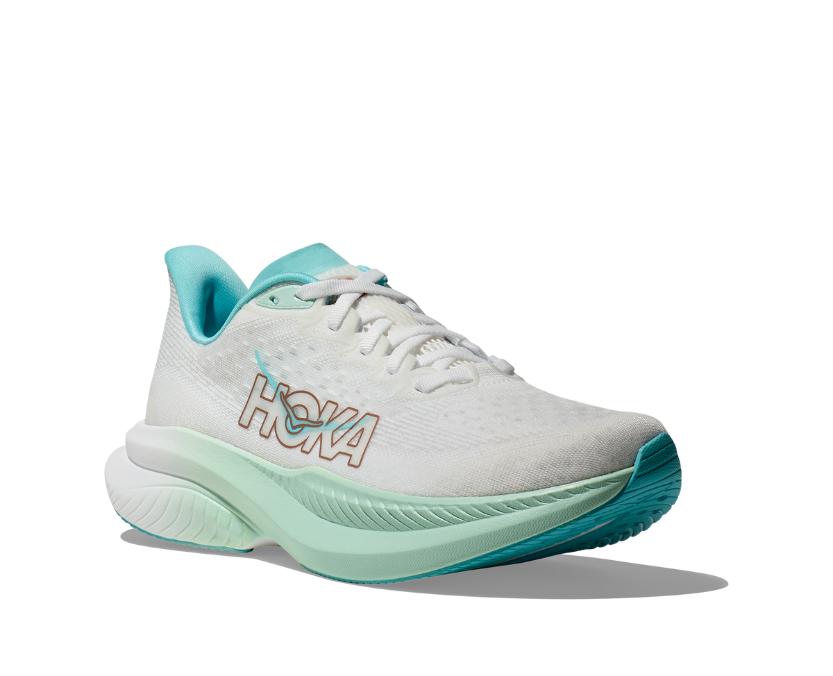 HOKA Women's Mach 6 - FROST / ROSE GOLD