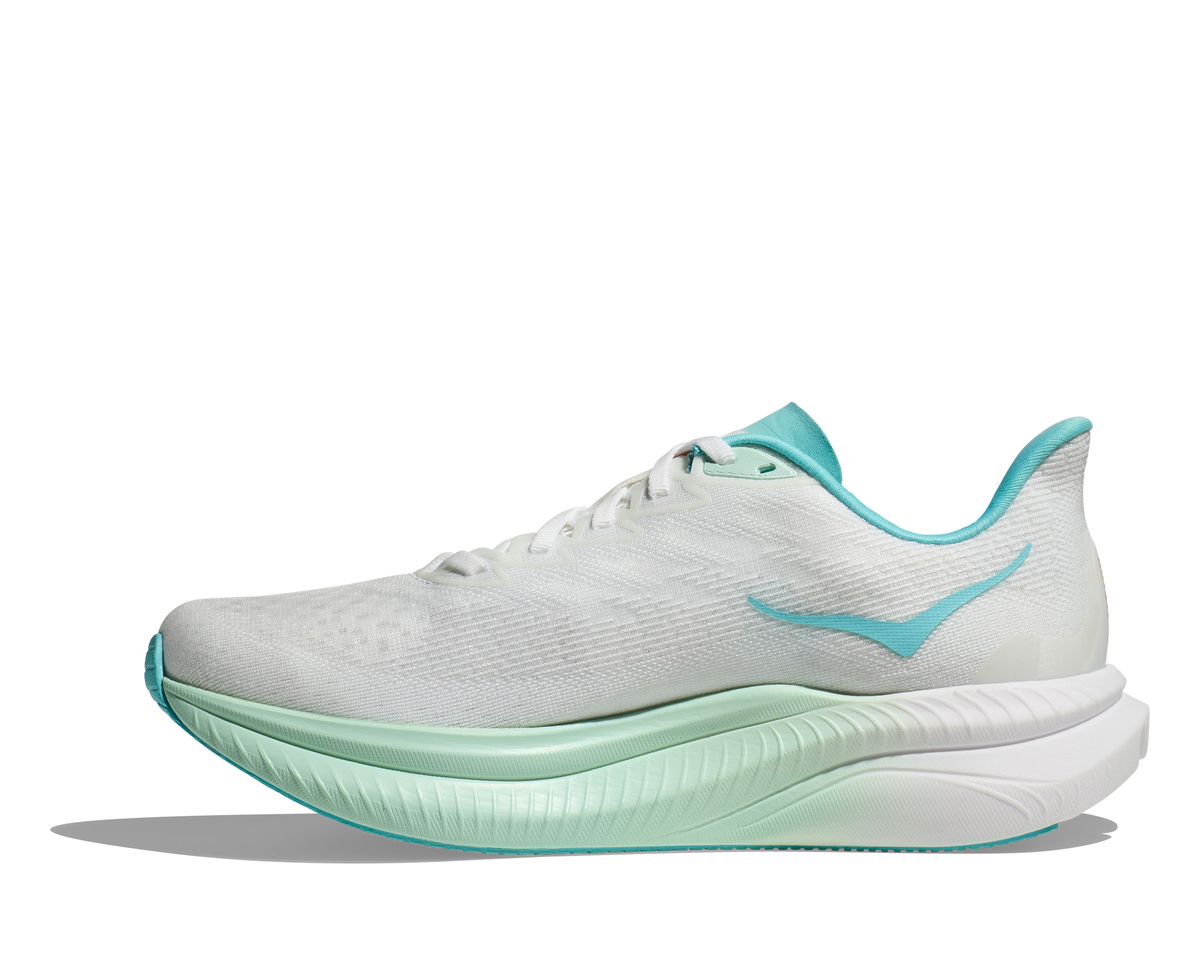 HOKA Women's Mach 6 - FROST / ROSE GOLD