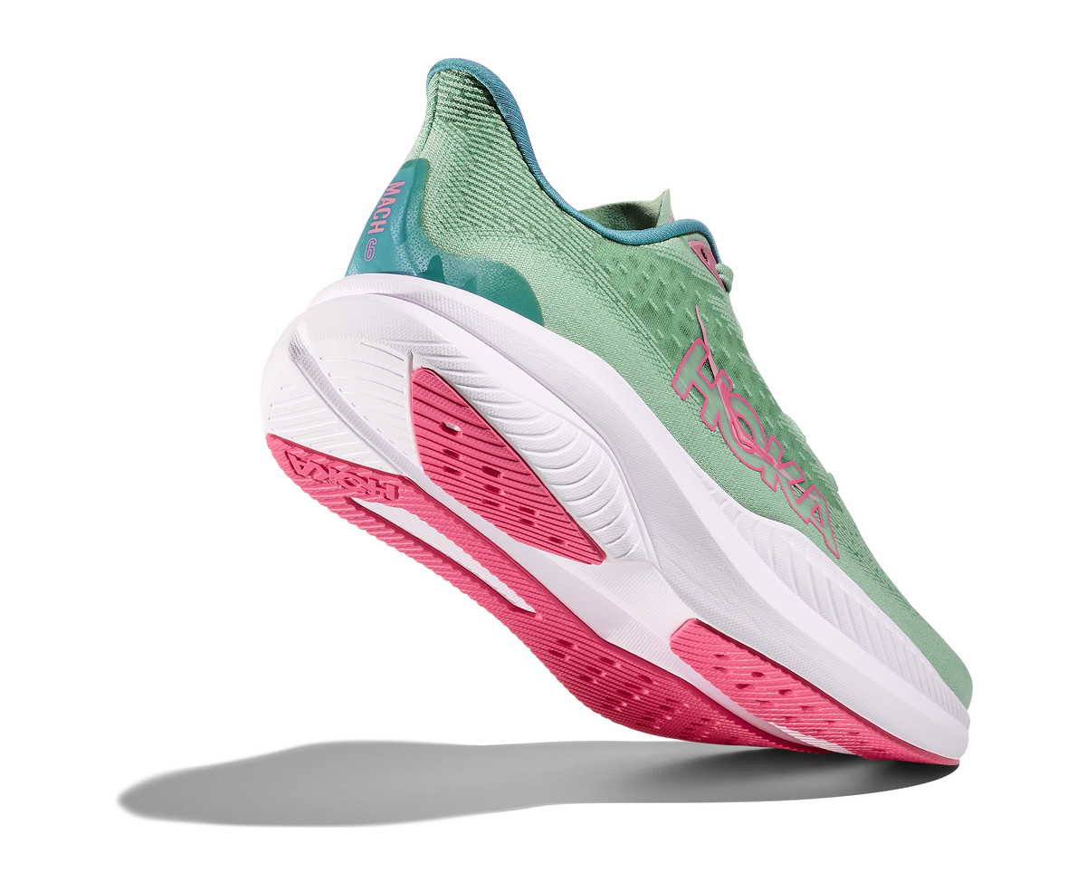 HOKA Women's Mach 6 - JADEITE / ALPINE BLUE