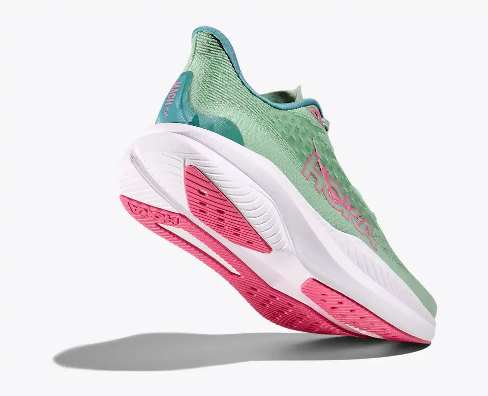 HOKA Women's Mach 6 - JADEITE / ALPINE BLUE (Wide)