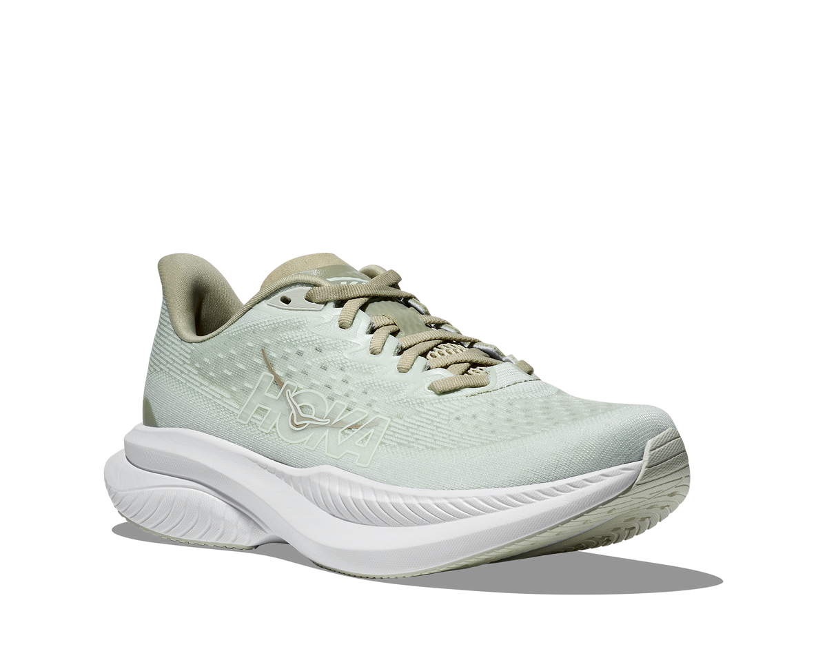 HOKA Women's Mach 6 - OYSTER MUSHROOM / TRUFFLE SALT