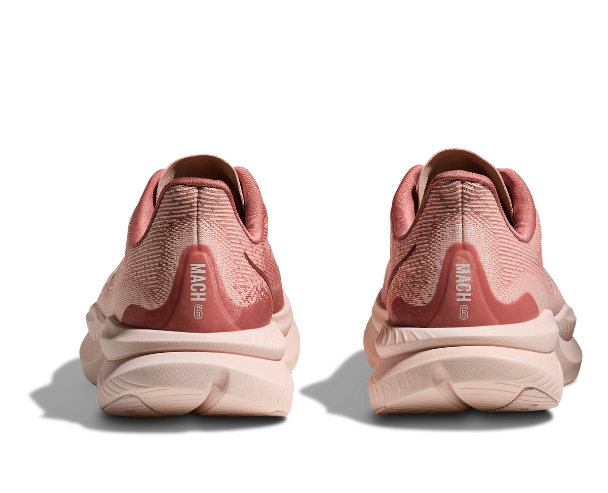 HOKA Women's Mach 6 - ROSE LATTE / BLUSH