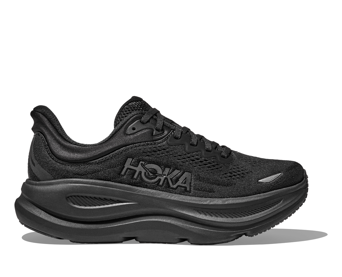 HOKA Women's Bondi 9 - BLACK / BLACK (Wide)