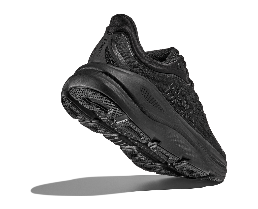 HOKA Women's Bondi 9 - BLACK / BLACK (Wide)
