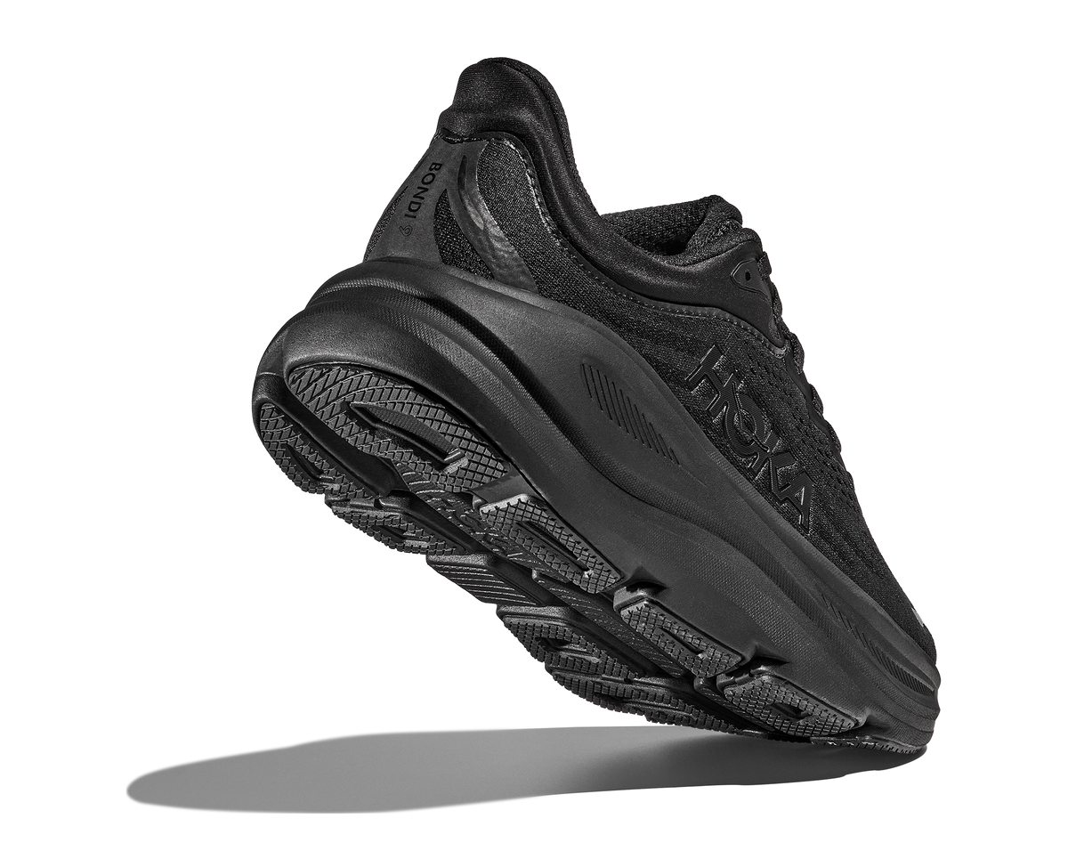 HOKA Women's Bondi 9 - BLACK / BLACK (Wide)
