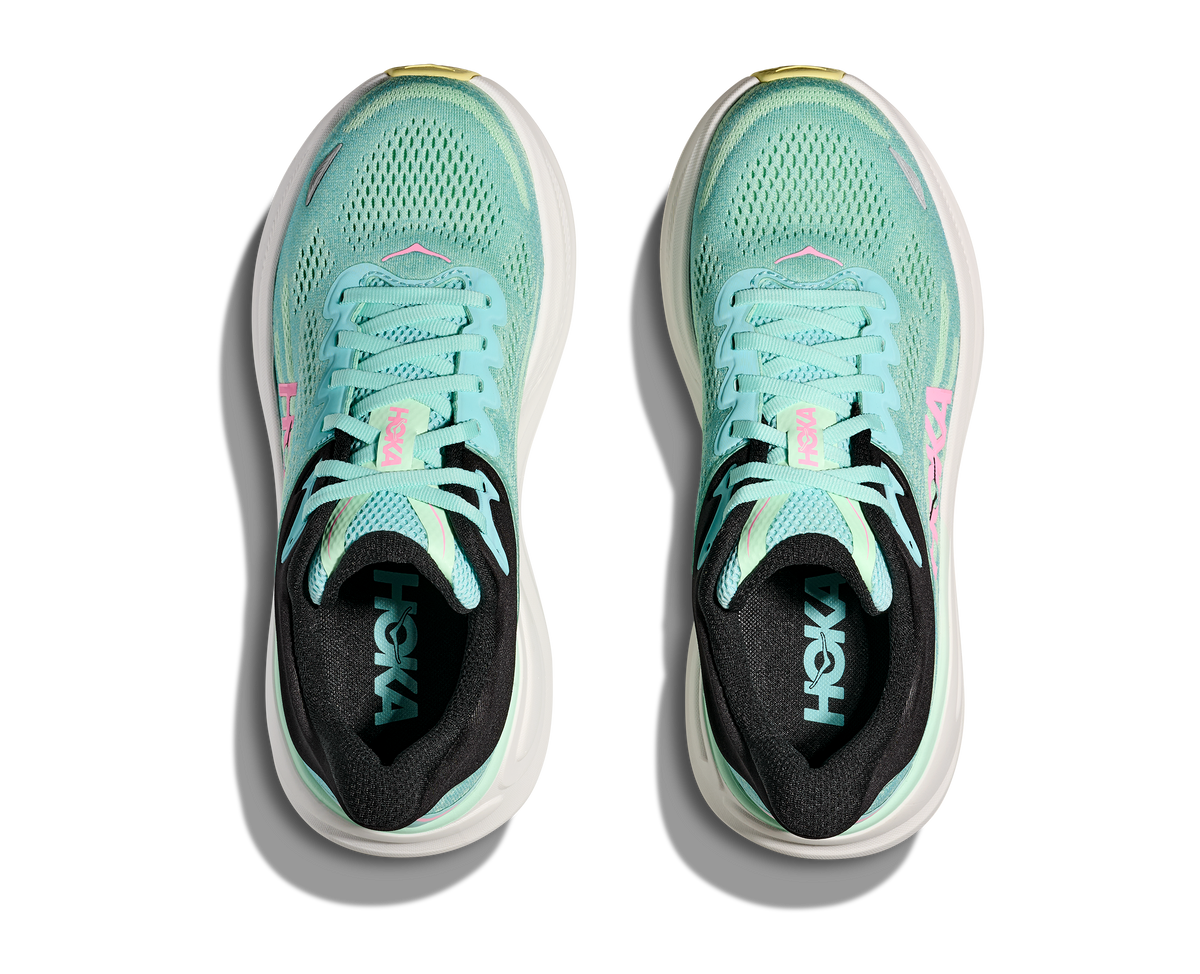 HOKA Women's Bondi 9 - BLUE SPARK / MINT FLUORITE