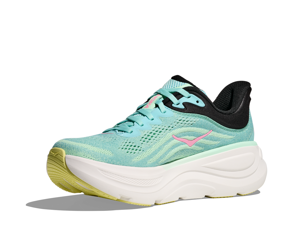 HOKA Women's Bondi 9 - BLUE SPARK / MINT FLUORITE