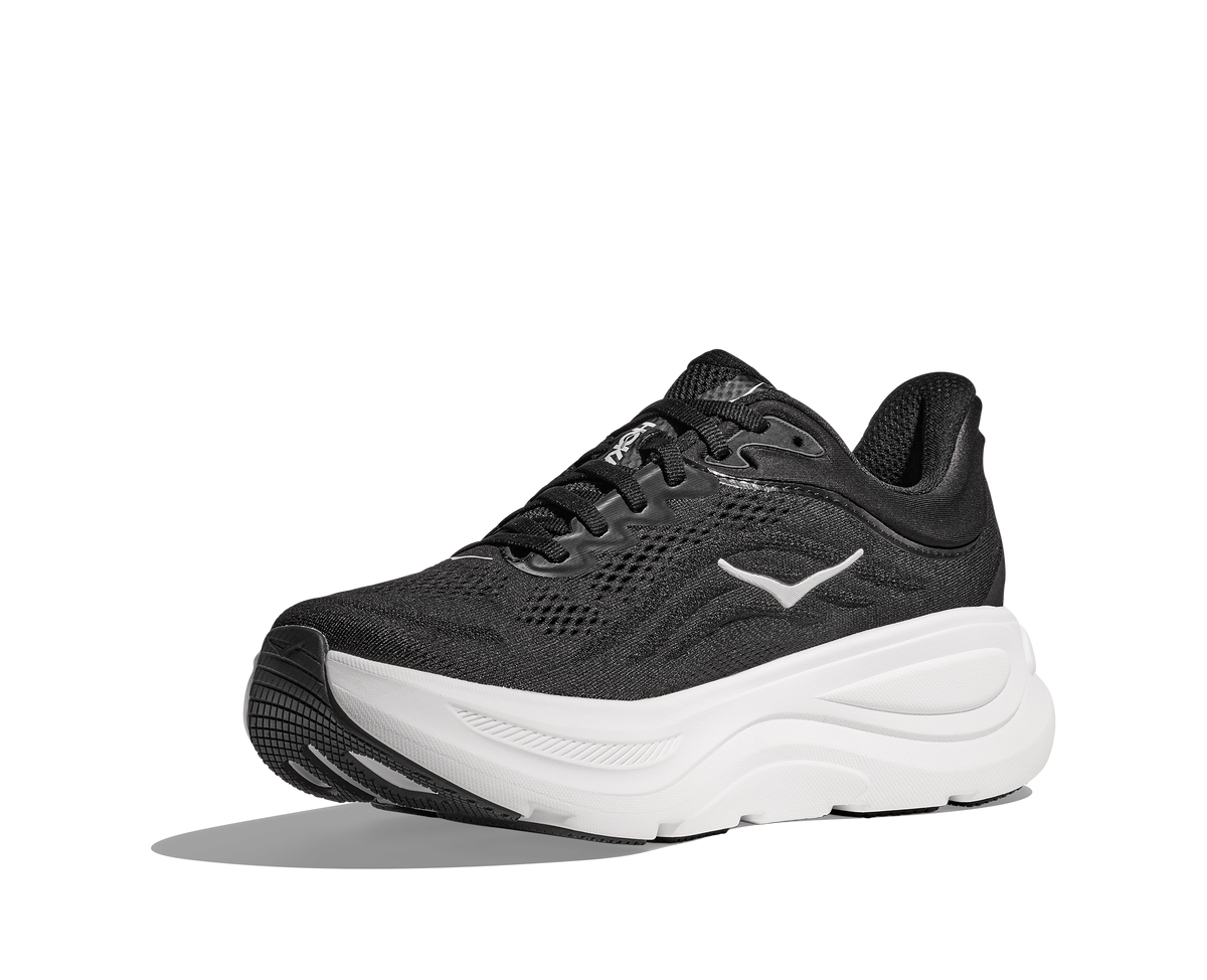 HOKA Women's Bondi 9 - BLACK / WHITE
