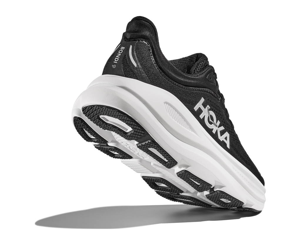 HOKA Women's Bondi 9 - BLACK / WHITE