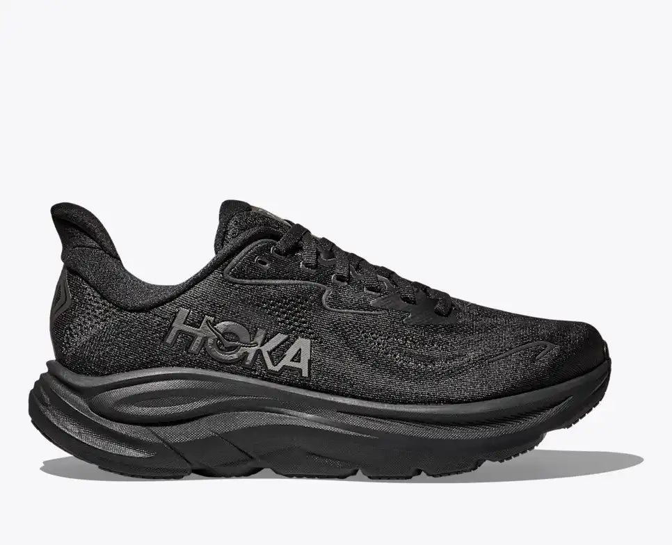 HOKA Men's Clifton 10 - BLACK / BLACK (Extra Wide)