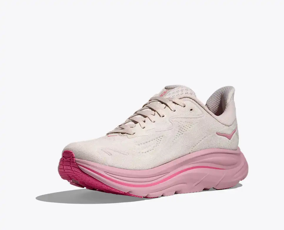 HOKA Women's Clifton 10 - ROSE CREAM / DRIED ROSE (Wide)