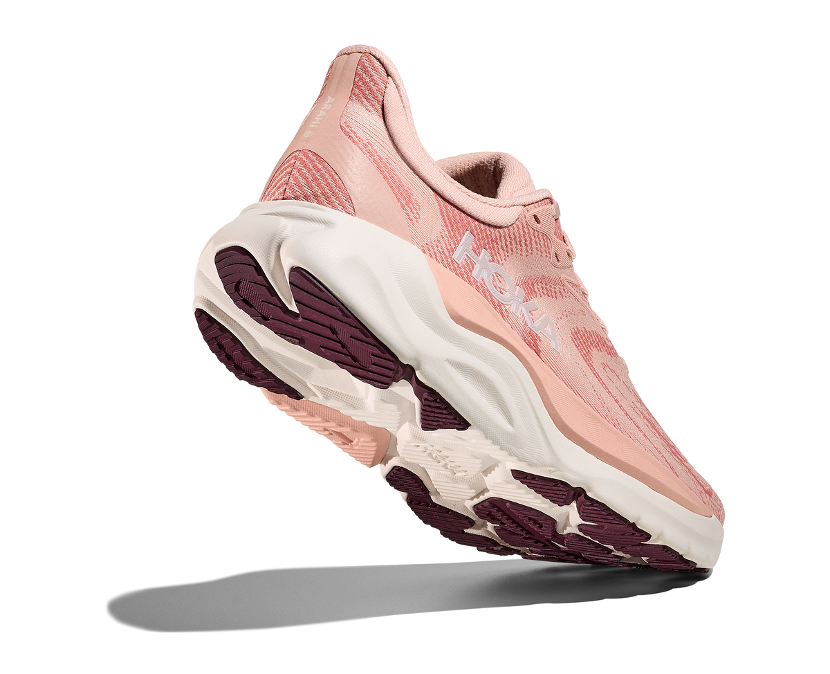 HOKA Women's Arahi 8 - ROSE CREAM / ALABASTER