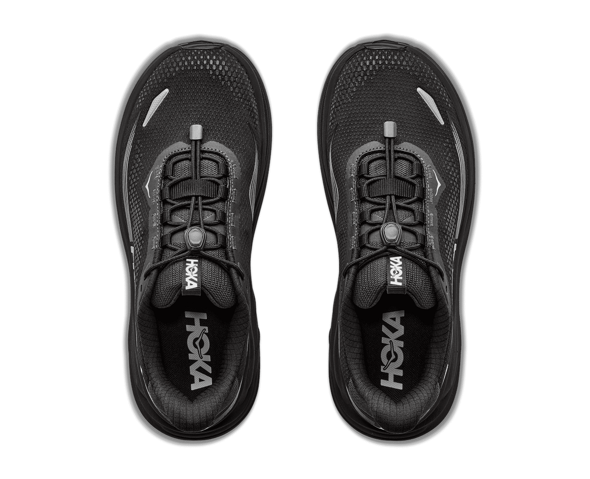 HOKA Women's Clifton 11 GTX - BLACK / BLACK (Wide)