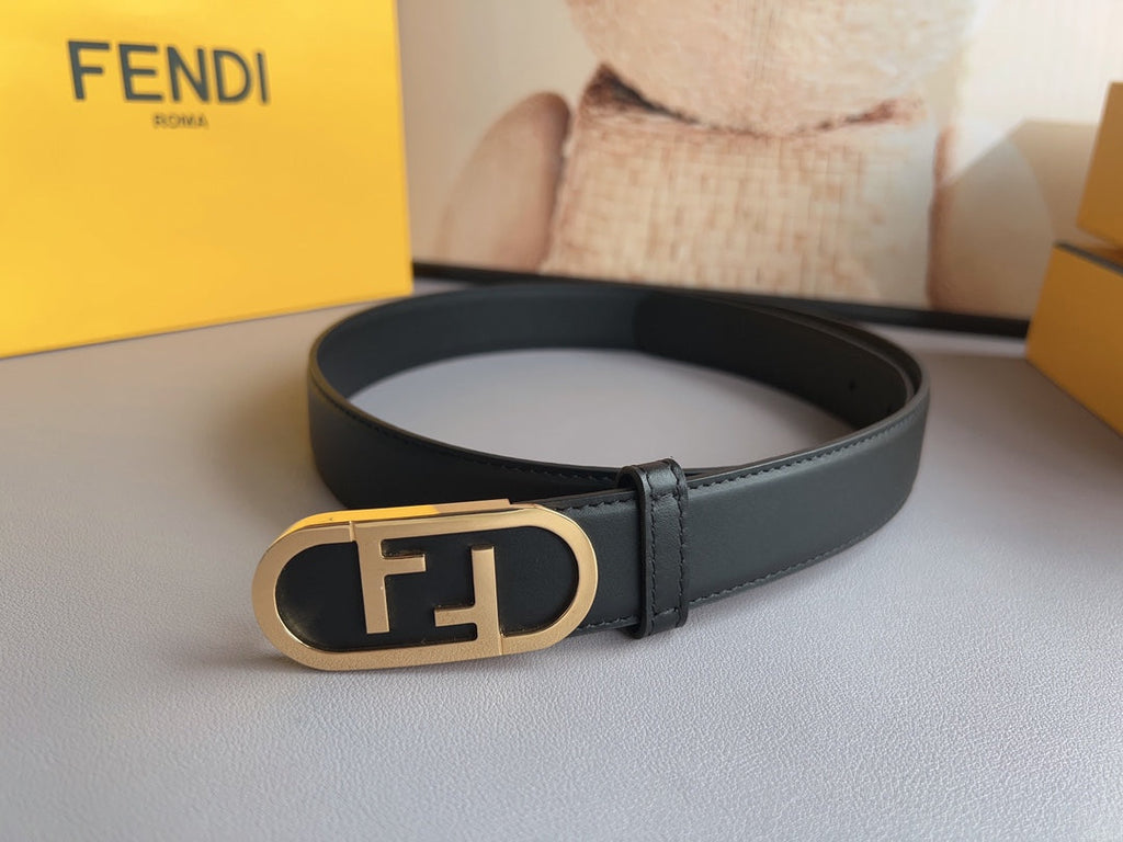 BL261 Fendi Women's 3.0 cm Leather Belt
