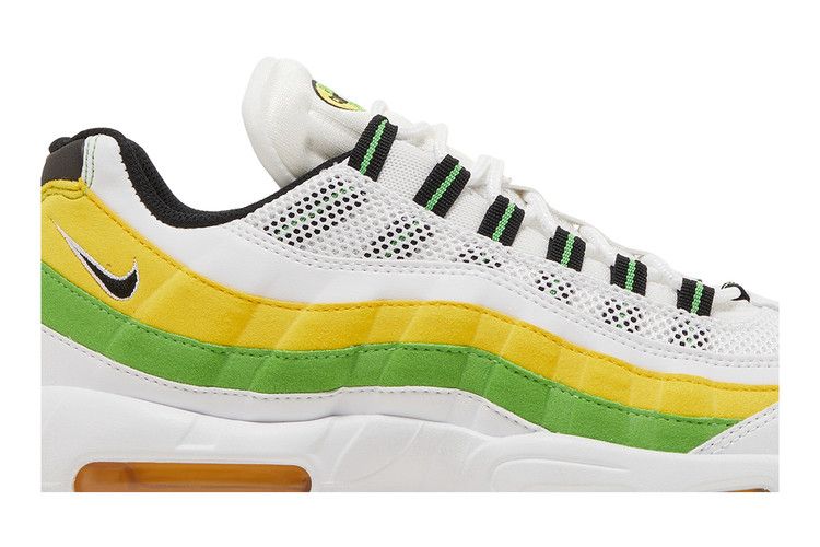 Nike Air Max 95 Essential White Green Apple Tour Yellow