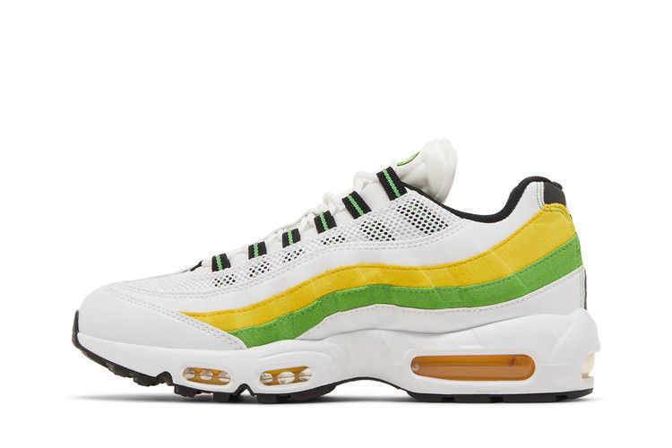 Nike Air Max 95 Essential White Green Apple Tour Yellow