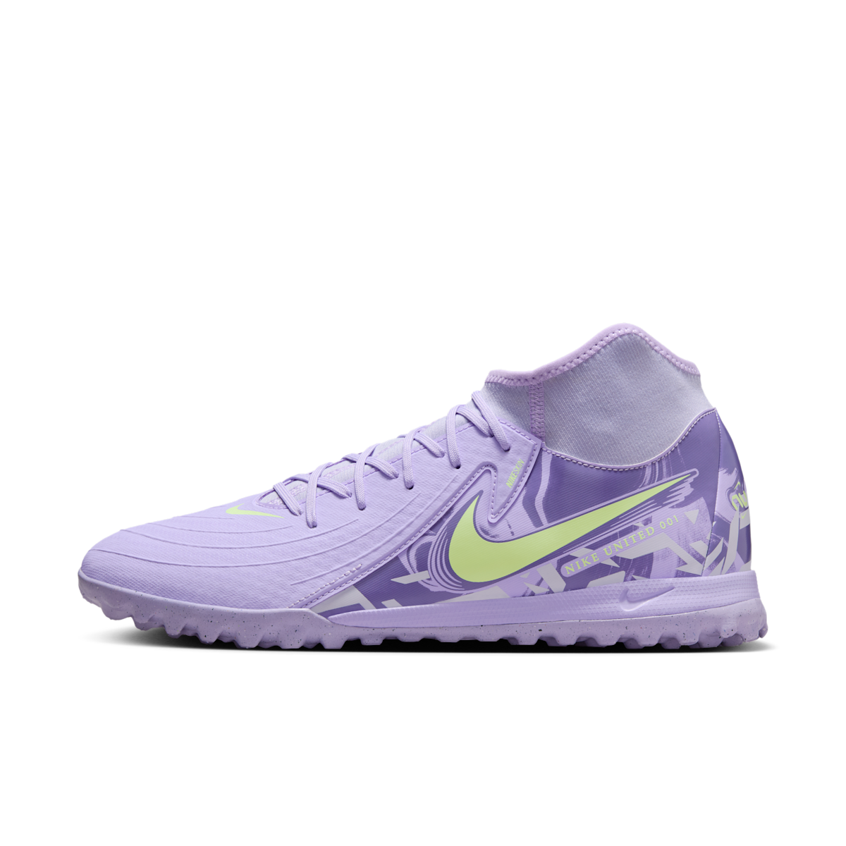 Men's United Phantom Luna 2 Academy TF High-Top Soccer Shoes