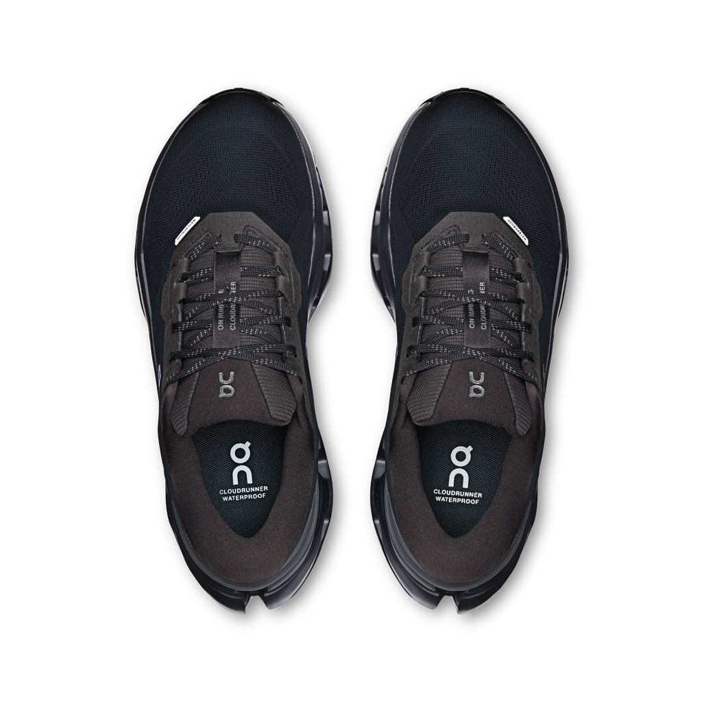 ON Women's Cloudrunner 3 WP - Black Black