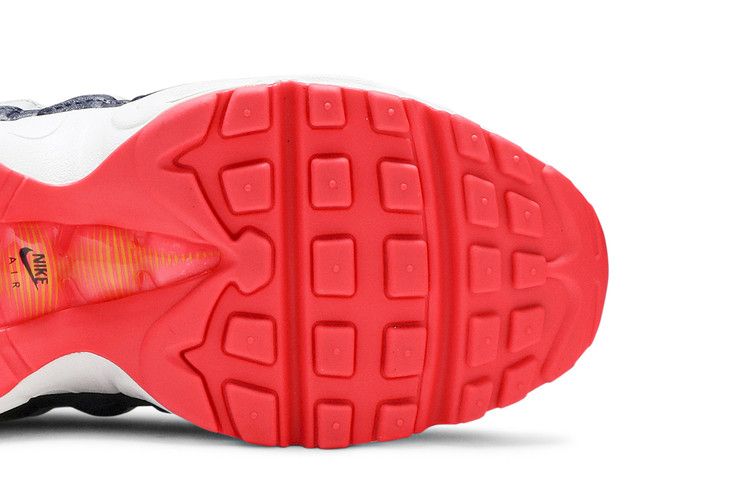 Nike Air Max 95 Midnight Navy Pure Platinum Laser Orange (Women's)