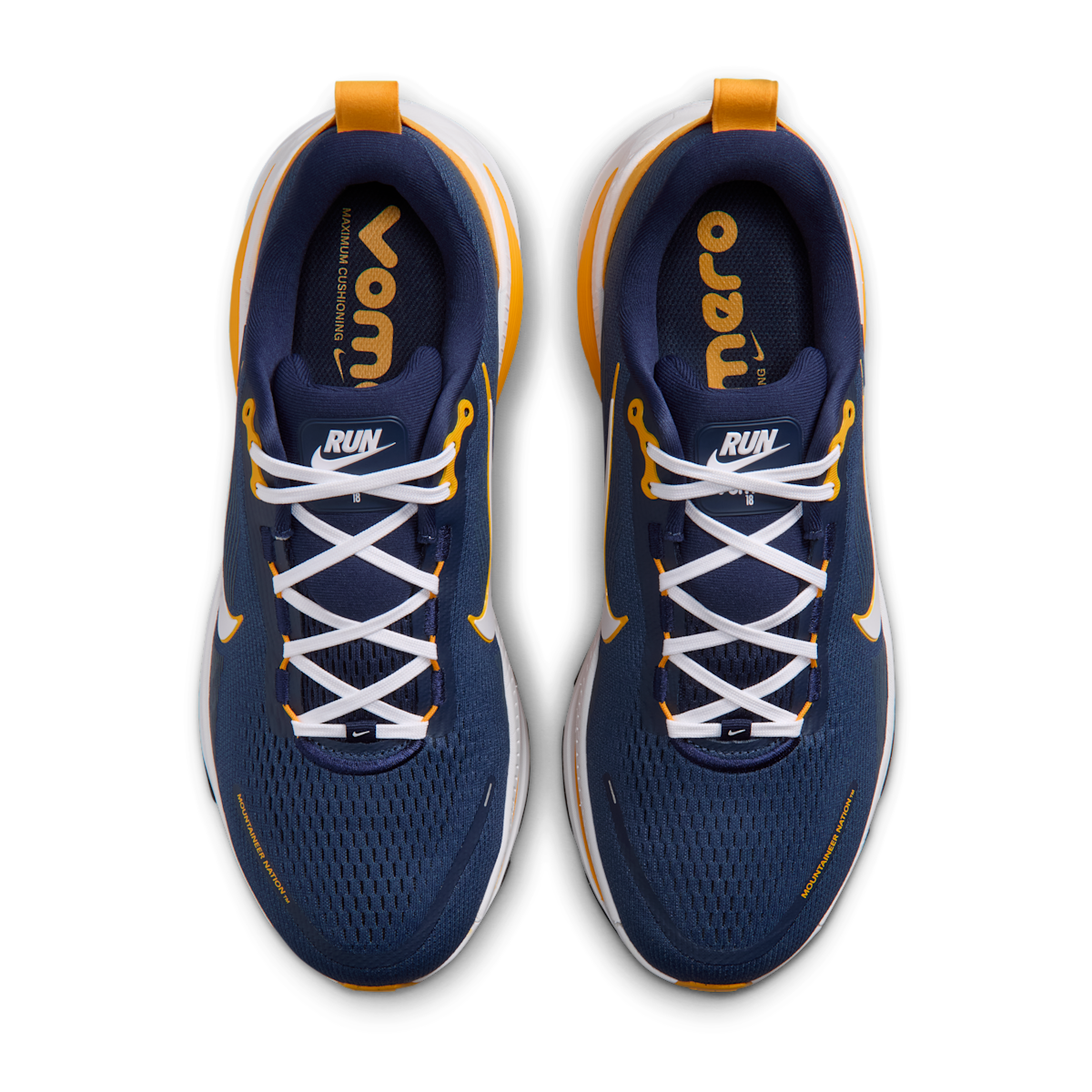 Men's College Vomero 18 (West Virginia) Road Running Shoes