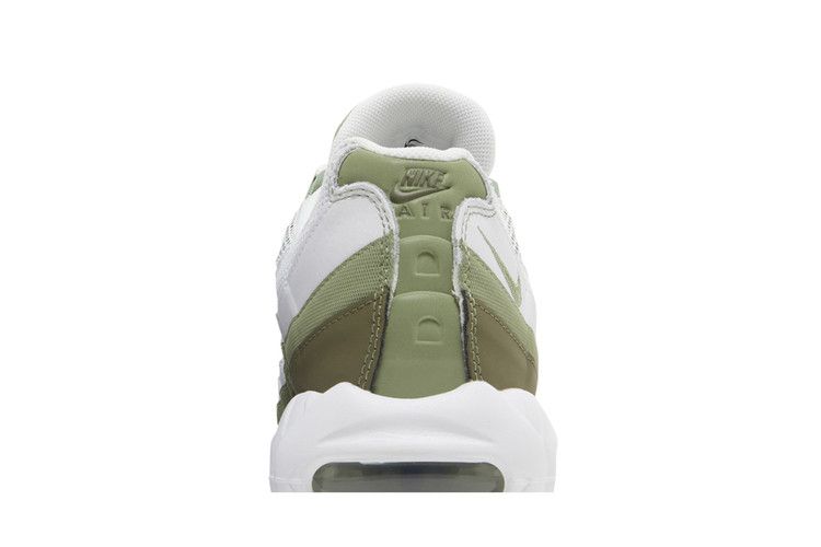 Nike Air Max 95 White Medium Olive Oil Green