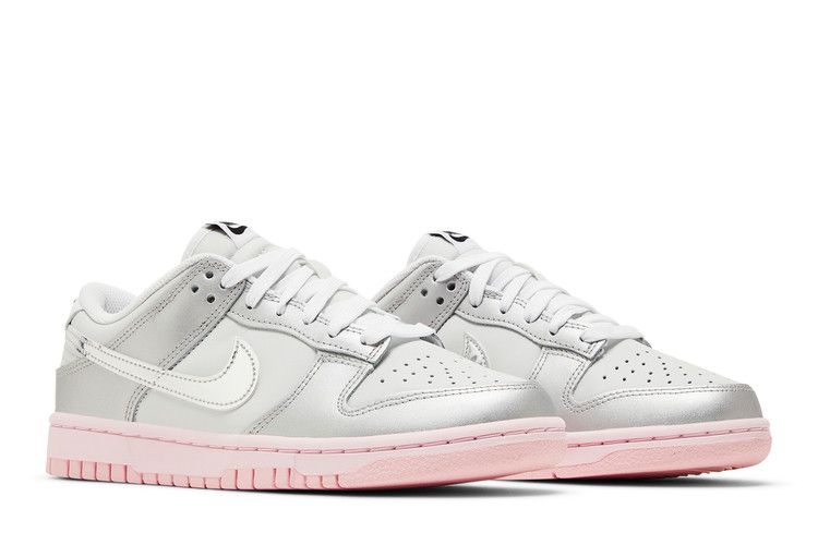 Nike Dunk Low LX Metallic Silver Pink Foam (Women's)