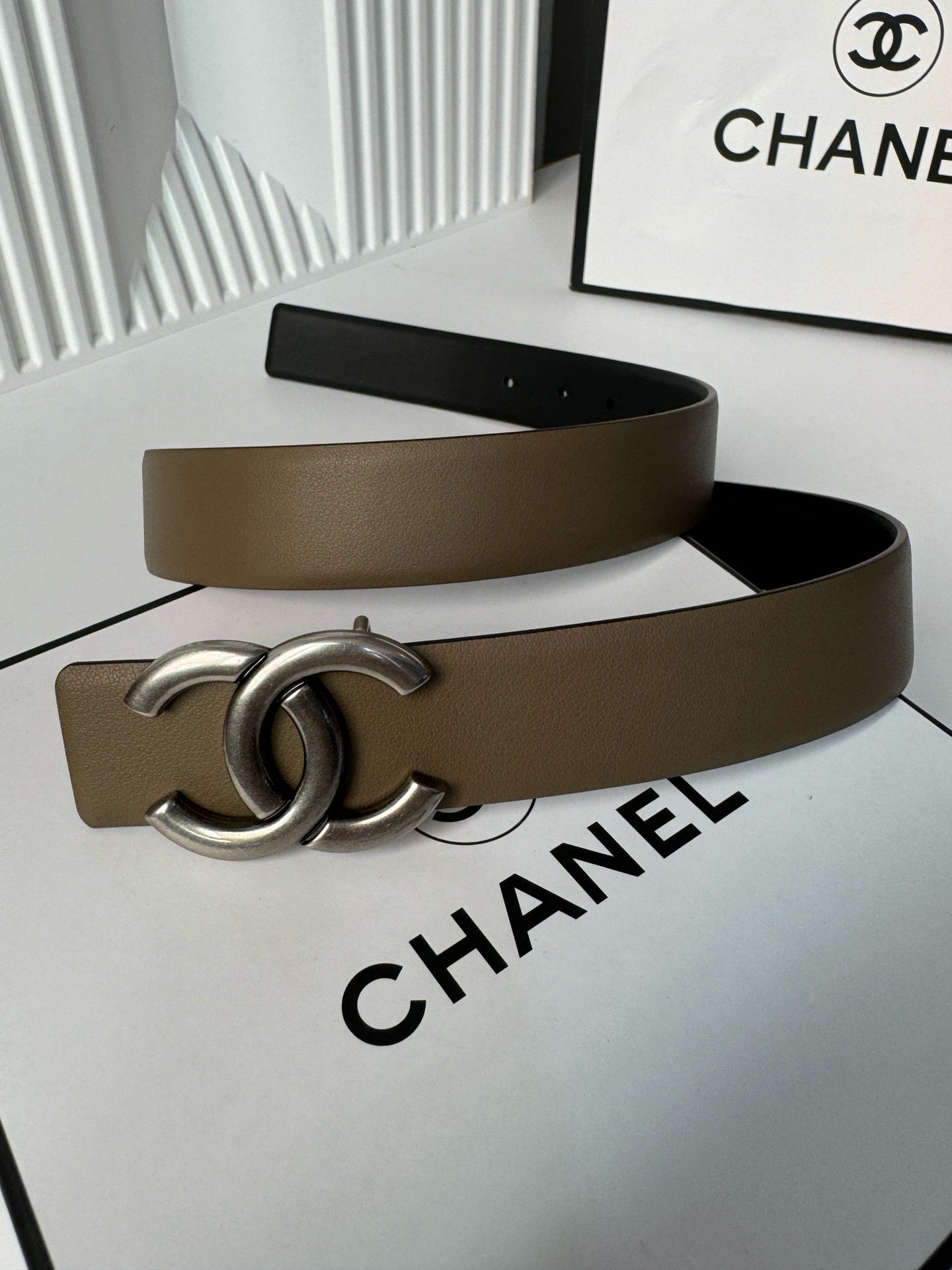 BL259 Chanel Reversible 30mm Belt