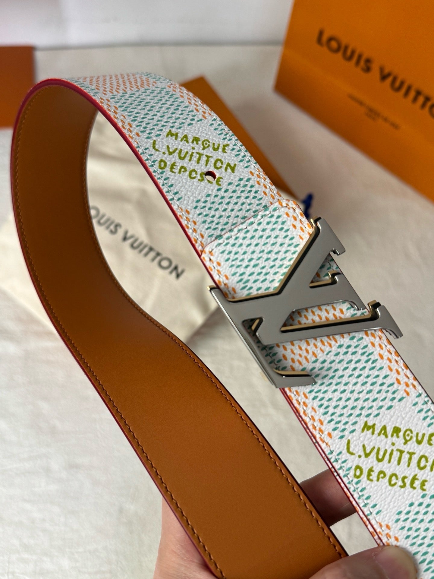 BL244 LV Initiales 40mm Belt