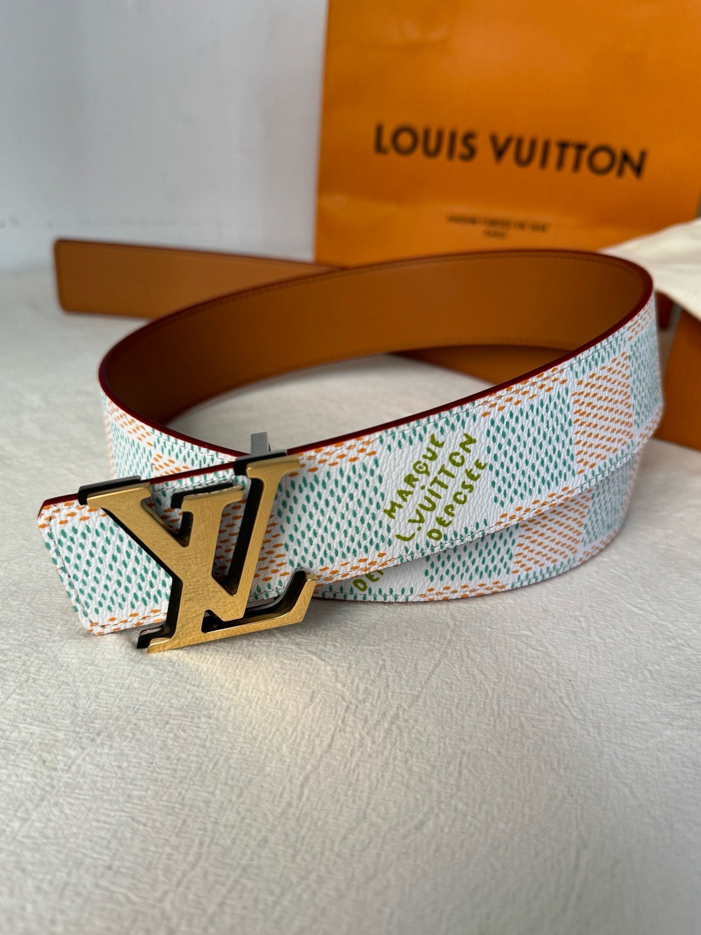 BL244 LV Initiales 40mm Belt