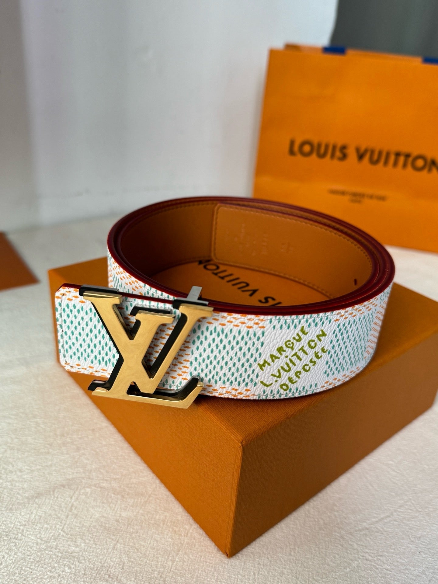 BL244 LV Initiales 40mm Belt