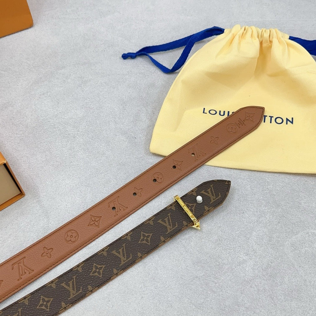 BL247 LV Flowergram 30mm Reversible Belt