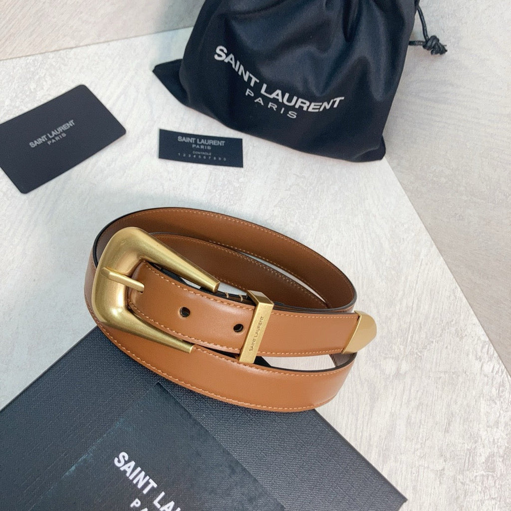 BL251 YSL Folk Buckle Belt / 25mm