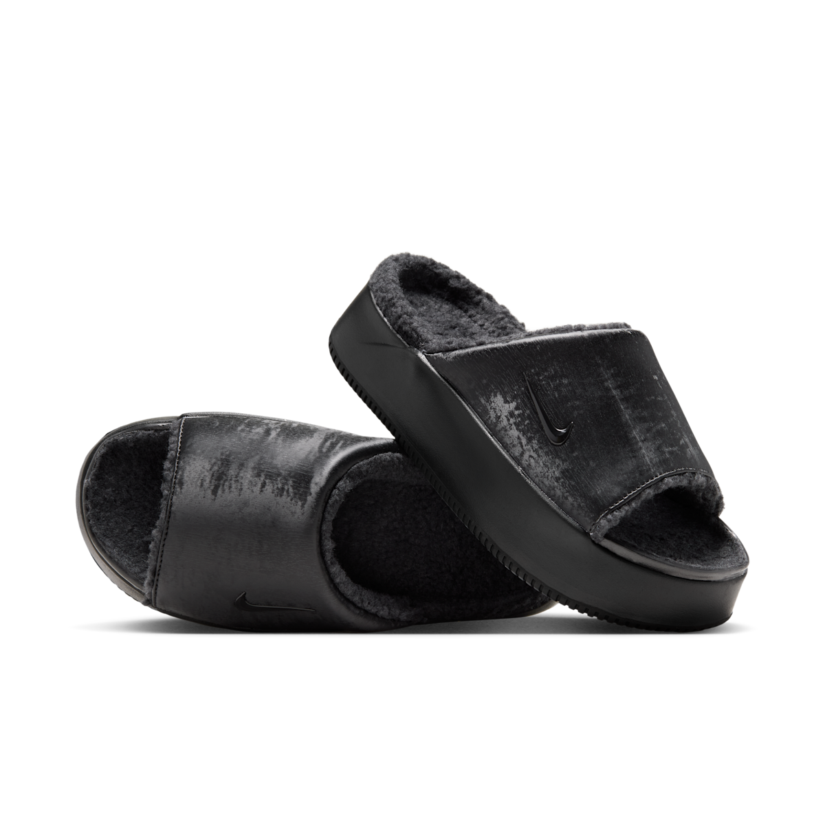 Women's Calm Elevation SE Faux Fur Slides