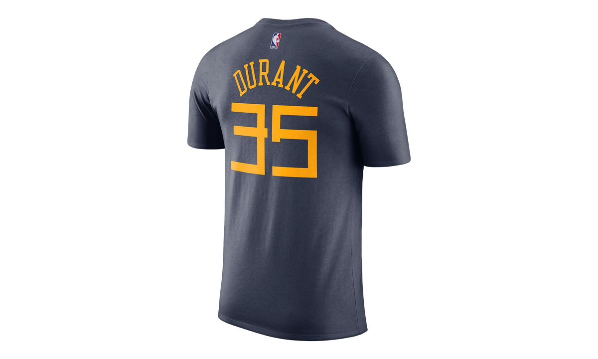Nike NBA GSW Tee "Grey-"The Bay" Name and Number Durant" 9Z2B7BAWZWARKD DURANT