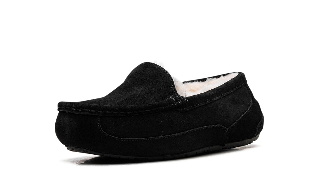 Ascot Slipper GS "Black Suede" 1120886K BLKS