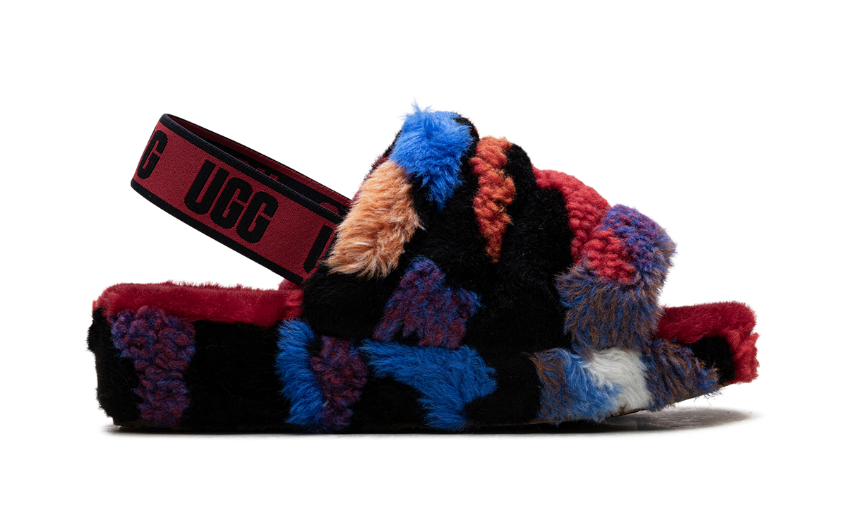 Fluff Yeah Slide WMNS "Cali Collage Red" 1118164 RED