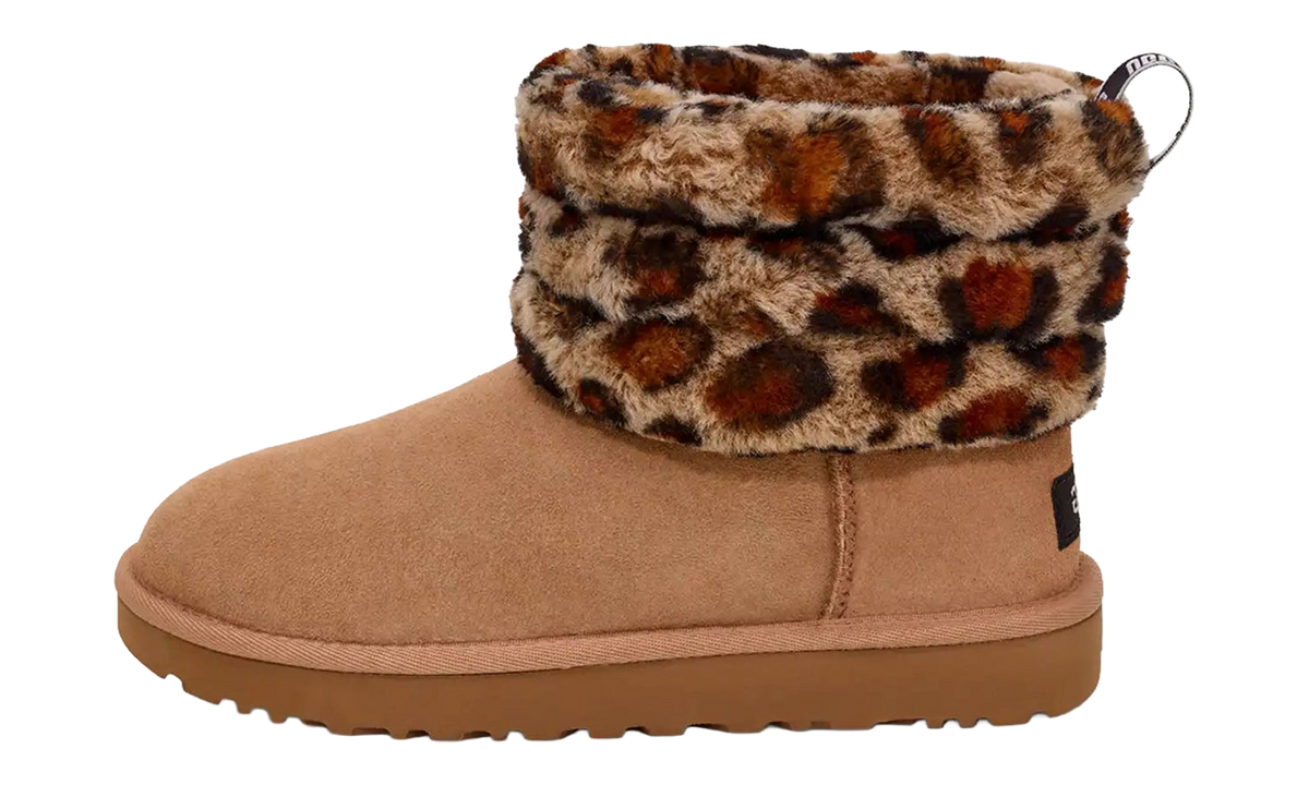 Fluff Mini Quilted Leopard Fleece Lined WMNS "Leopard Print" 1105358 AMP
