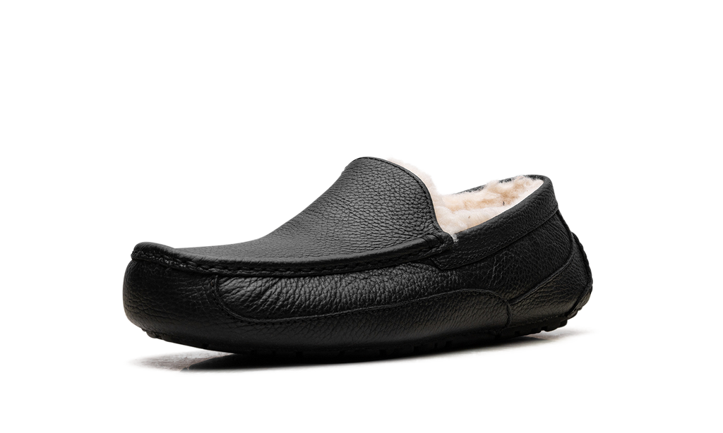 Ascot Leather Slipper "Black" 5379B BLK
